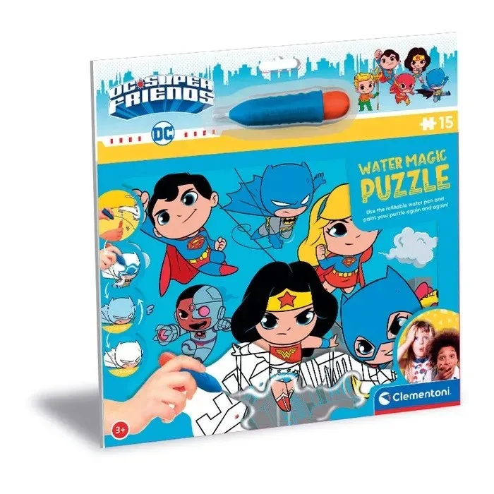 Puzzle Water magic DC Super friends - 10 à 25 pièces de Clementoni – boîte