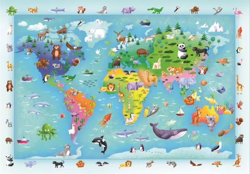 Puzzle Wildlife - 51 à 99 pièces de Clementoni – boîte