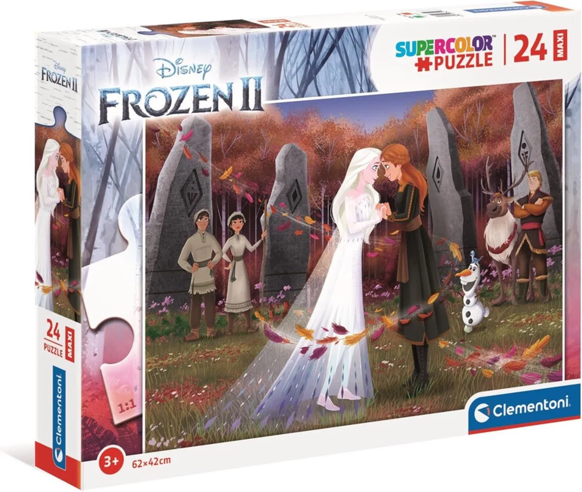 PZL 24 MAXI FROZEN 2 van Clementoni, editie Meerkleurig – doos