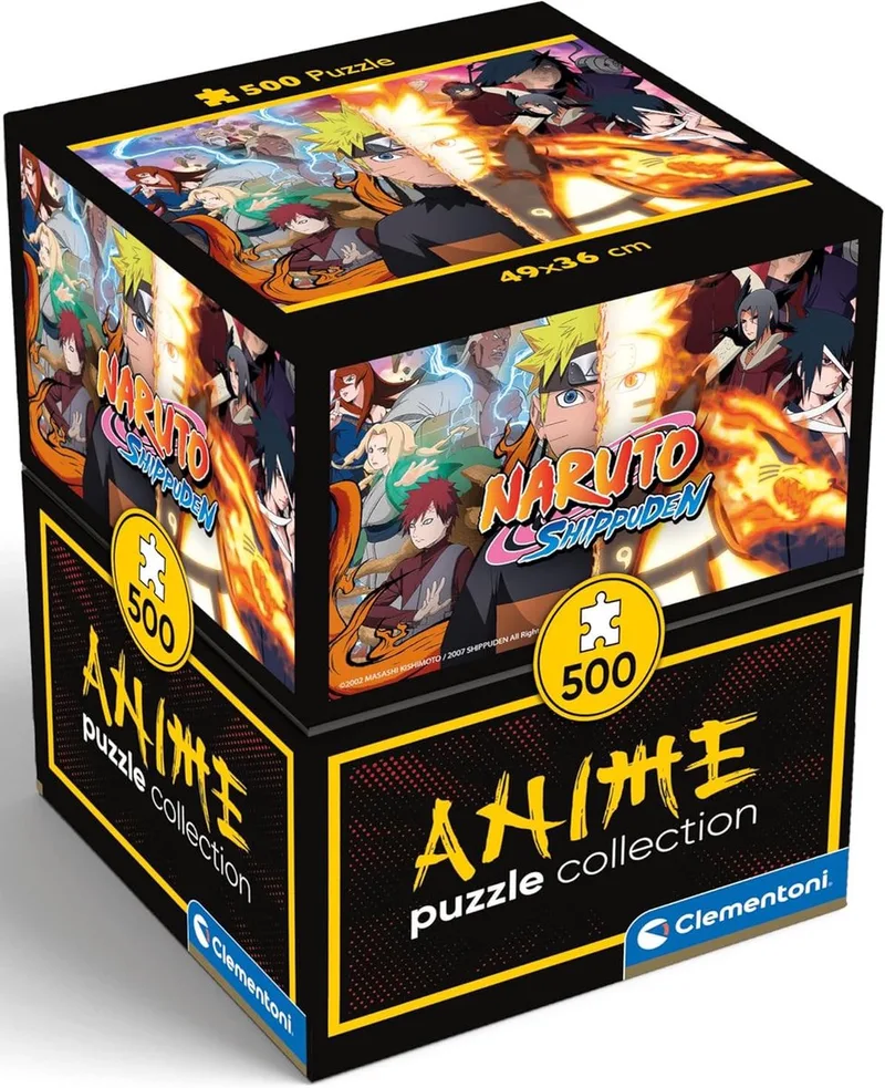 PZL 500 CUBE NARUTO van Clementoni, editie Meerkleurig – doos