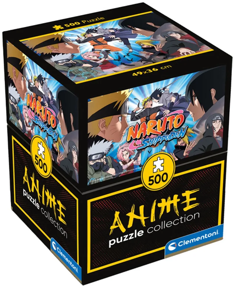 PZL 500 CUBE NARUTO from Clementoni, Multicolour edition – box