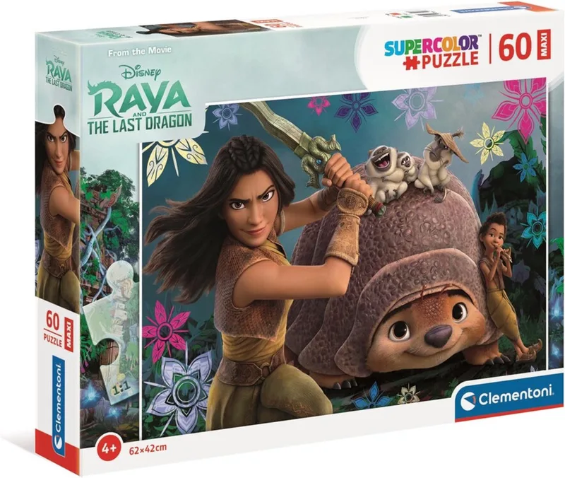 Raya Maxi Puzzel 60 Stukjes from Clementoni, Multicolour edition – box