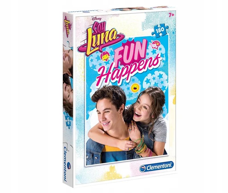 Soy Luna 180-delige Puzzel: Fun Happens from Clementoni – box