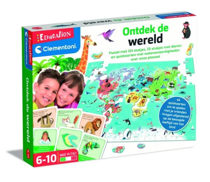 Spel Puzzel Ontdek De Wereld van Clementoni – doos