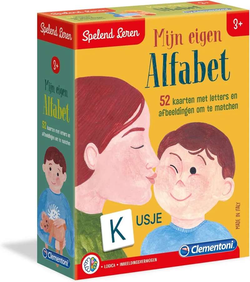 Spelend Leren Alfabet Educatief spel from Clementoni, Multicolour edition – box