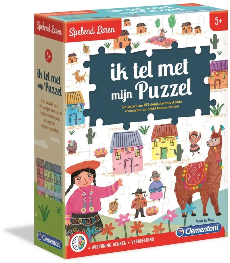Spelend Leren - Telpuzzel Educatief spel de Clementoni, édition Multi Kleur – boîte