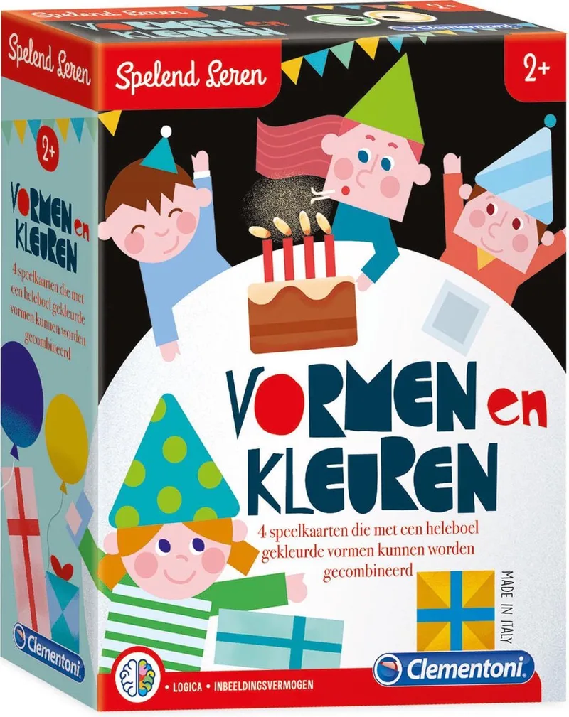 Spelend Leren Vormen En Kleuren Educatief spel from Clementoni, Multicolour edition – box