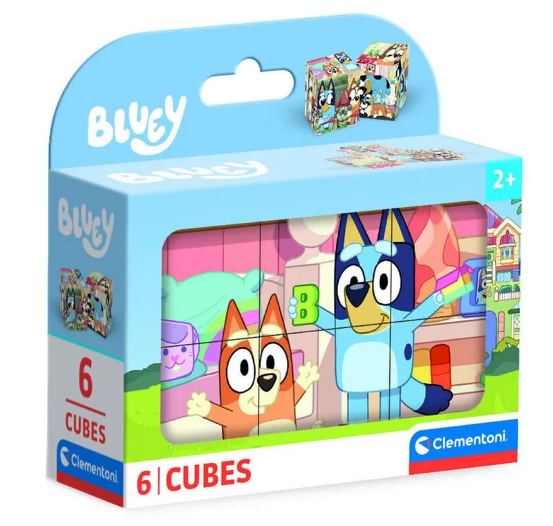Spiel Bluey Würfelpuzzle Teile de Clementoni – boîte 2 sur 3