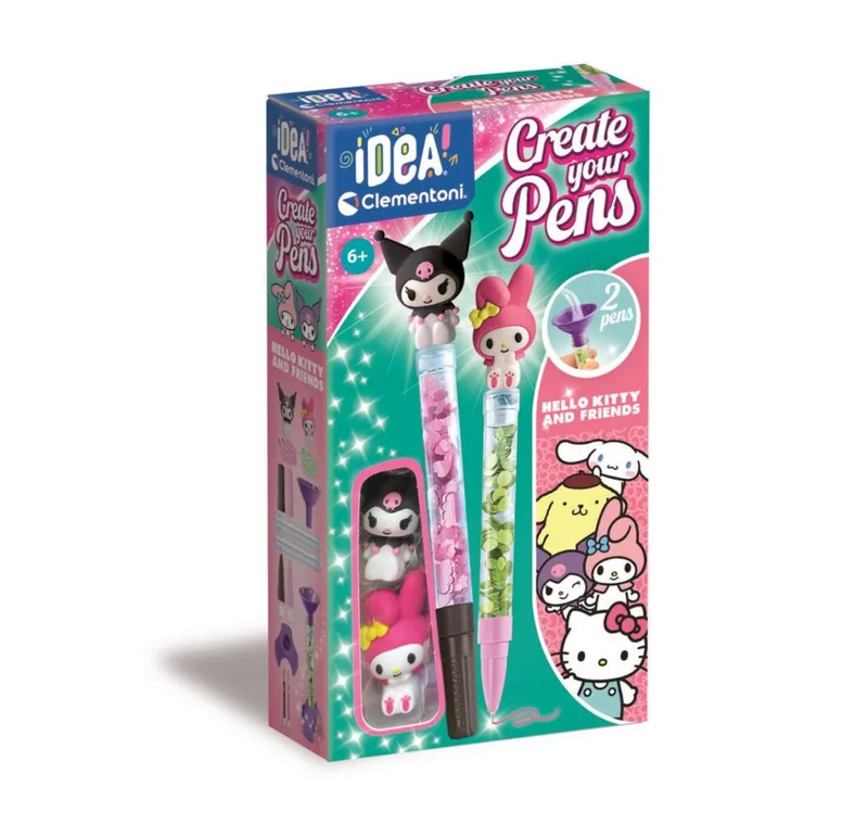 Spiel Hello Kitty Black Kuromi Stifteherstellung Set Clementoni from Clementoni – box 1 of 3