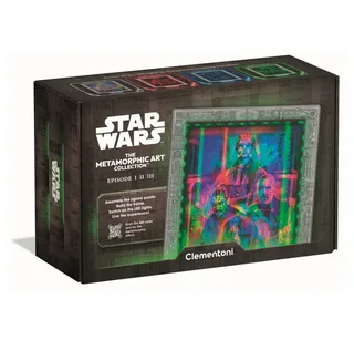 Star Wars Metamorphic Art Puzzel - Episode I-II-III - Puzzel 520 Stukjes met LED Lijst from Clementoni, Rgb edition – box 2 of 5