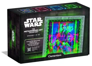 Star Wars Metamorphic Art Puzzel - Episode I-II-III - Puzzel 520 Stukjes met LED Lijst from Clementoni, Rgb edition – box 1 of 5