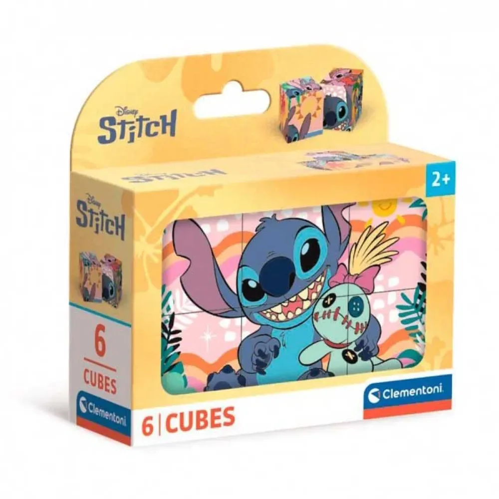 Stitch Blocks Pussel 6 Bitar från Clementoni – kartong