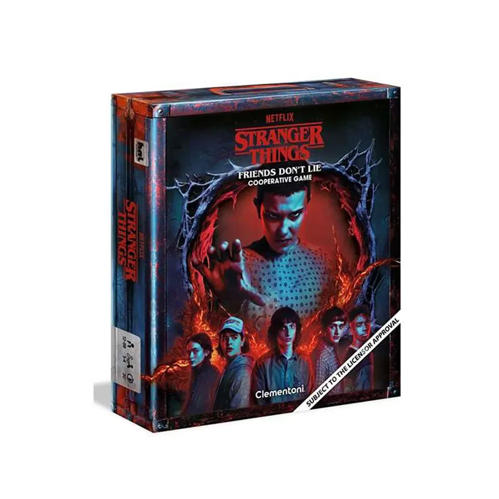 Stranger Things Friends Ljug Inte Pussel från Clementoni – kartong