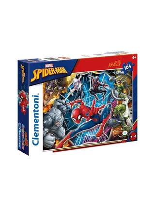 SuperColor Maxi - Marvel Spider-Man 2D Puzzels von Clementoni – Schachtel 1 von 2