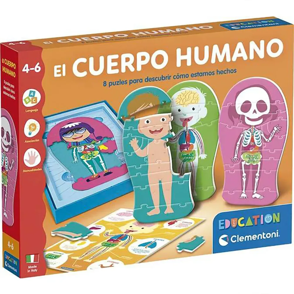 The Human Body Pedagogisk Leksak från Clementoni – kartong