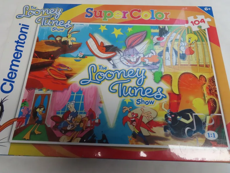 The looney Tunes show - Puzzel - 104 stukjes van Clementoni, editie Meerkleurig – doos