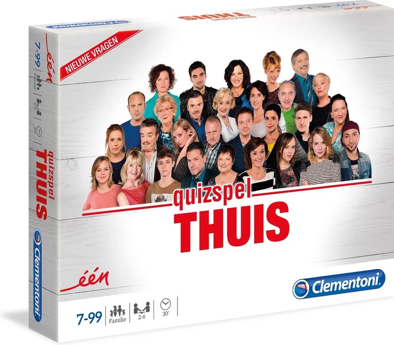 Thuis Tv Quiz Spel - Educatief spel from Clementoni, Multicolor edition – box
