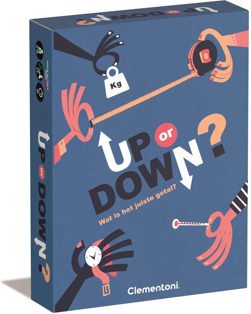 Up and Down - Gezelschapspel - Kaartspel - Familiespel - Klein cadeau - Vanaf 12 jaar von Clementoni – Schachtel