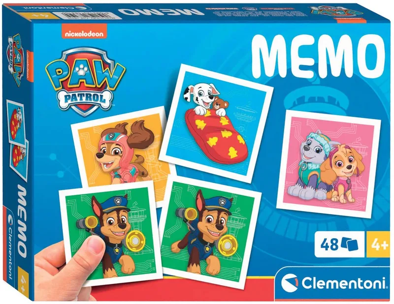 voor kinderen - Paw Patrol - 48 Kaarten - spel - Educatief Speelgoed - Vanaf 4 jaar von Clementoni, Ausgabe Meerkleurig – Schachtel