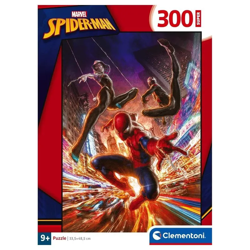 Water Magic Kinderpuzzel Spider-Man - Puzzel 300 Stukjes om Zelf In te Kleuren - Legpuzzel en Educatief Speelgoed - Puzzels voor Kinderen von Clementoni, Ausgabe Mehrfarbig – Schachtel 2 von 3