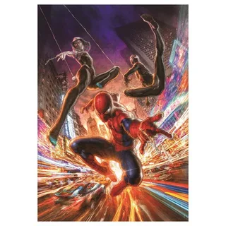 Water Magic Kinderpuzzel Spider-Man - Puzzel 300 Stukjes om Zelf In te Kleuren - Legpuzzel en Educatief Speelgoed - Puzzels voor Kinderen von Clementoni, Ausgabe Mehrfarbig – Schachtel 3 von 3