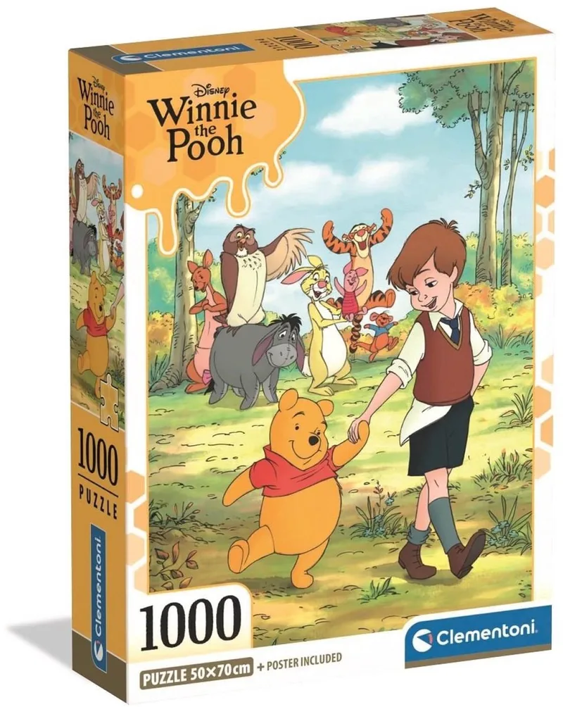 Winnie The Pooh (Compact Box 1000 stukjes) from Clementoni, Multicolour edition – box