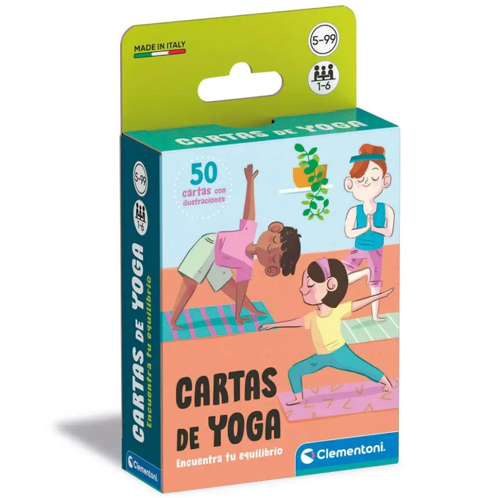 Yoga Kortspel Spansk Version från Clementoni – kartong