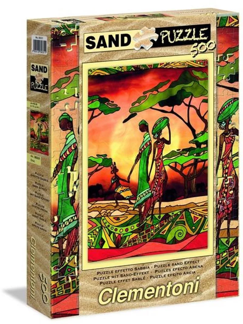 Zand Effect Puzzel 500 Stuk - Unieke Textuur van Clementoni, editie Information not available – doos