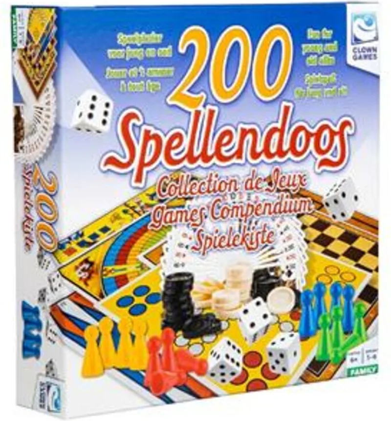 Clown Games Spellendoos 200-delig van Clown Games – doos