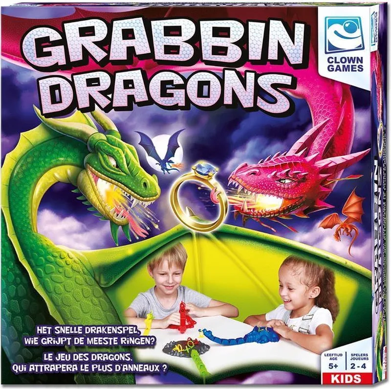 Clown Grabbing Dragons from Clown Games – box