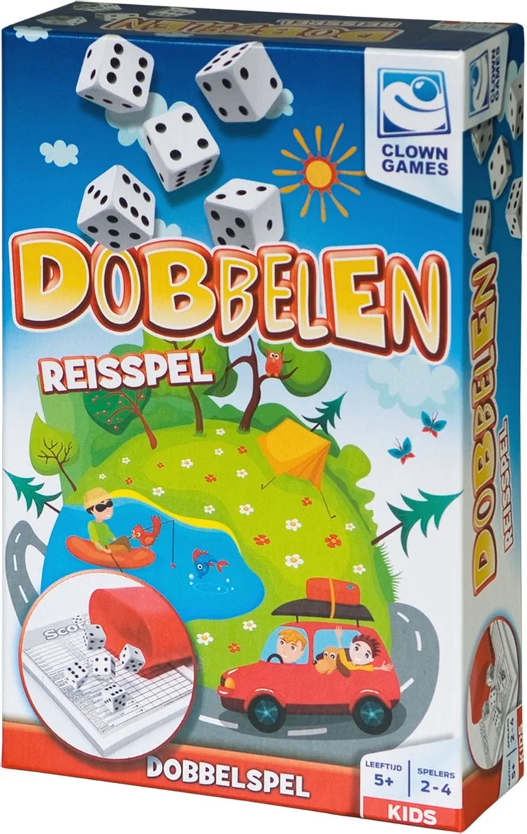 Dobbelen from Clown Games, Kleurenmix edition – box