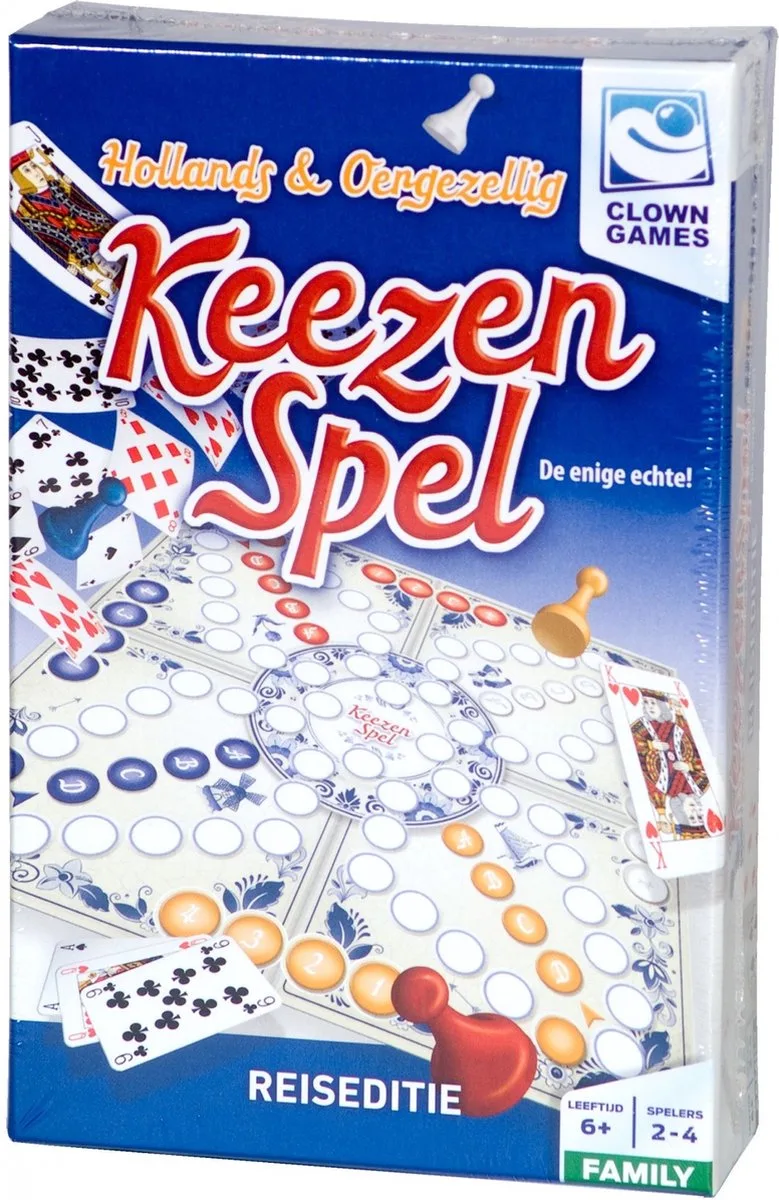 Keezenspel Reiseditie from Clown Games – box