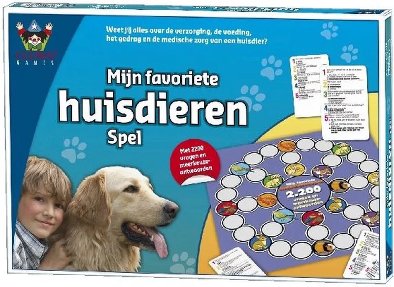 Mijn favoriete huisdieren spel - Bordspel von Clown Games – Schachtel