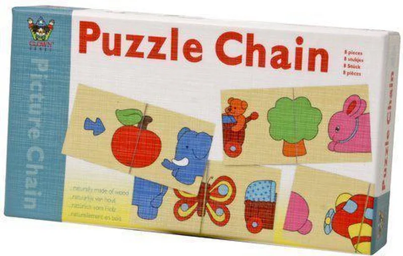 Puzzelketen 8-Delig van Clown Games, editie Meerkleurig – doos