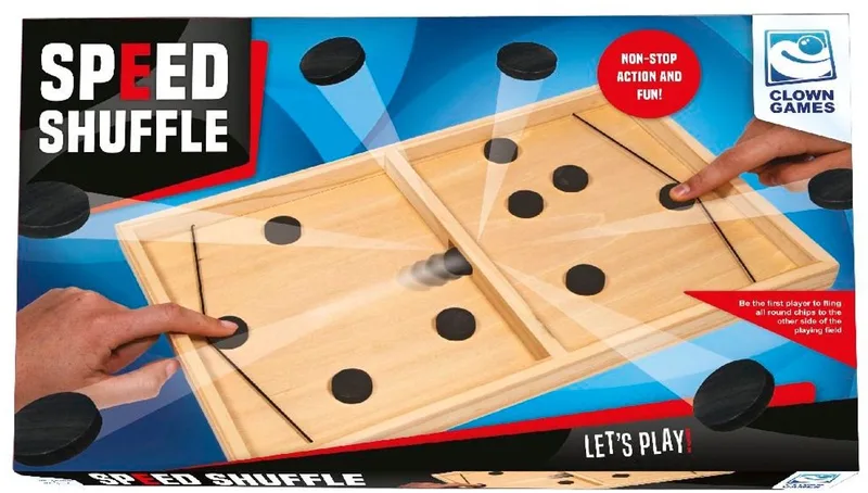 Speed Shuffle Sling Puck - FSC-gecertificeerd von Clown Games – Schachtel