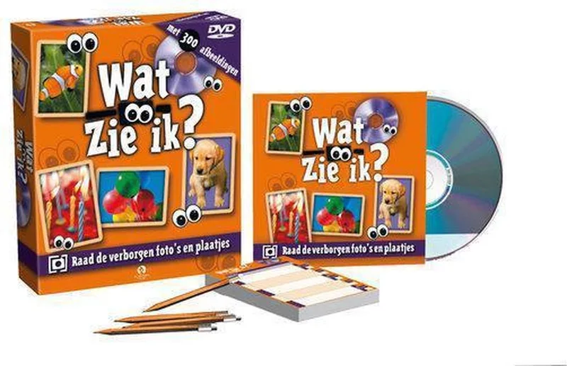 Wat Zie Ik? Spel & DVD from Clown Games – box