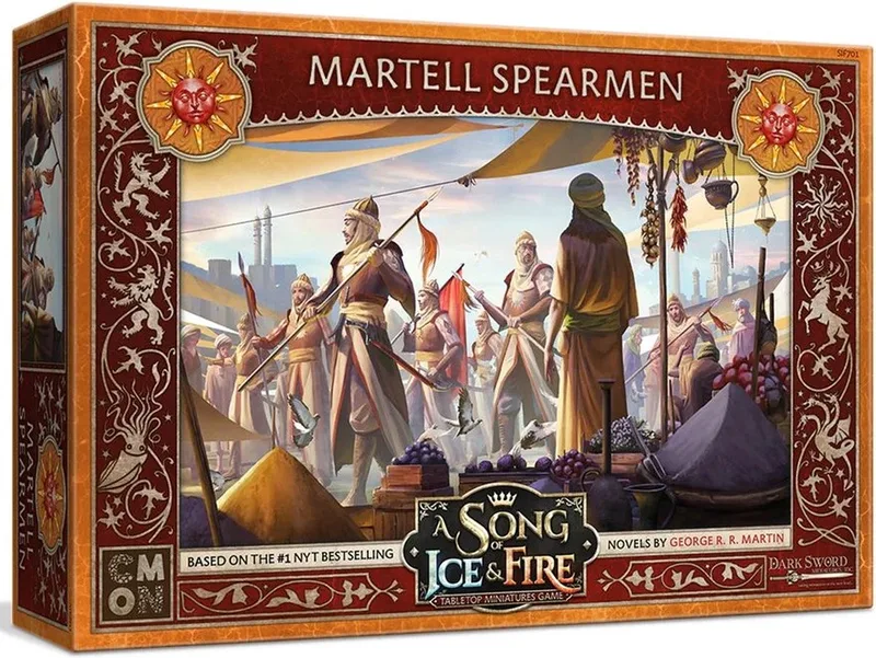 A Song of Ice & Fire Martell Spearmen - Bordspel fra CMON – æske