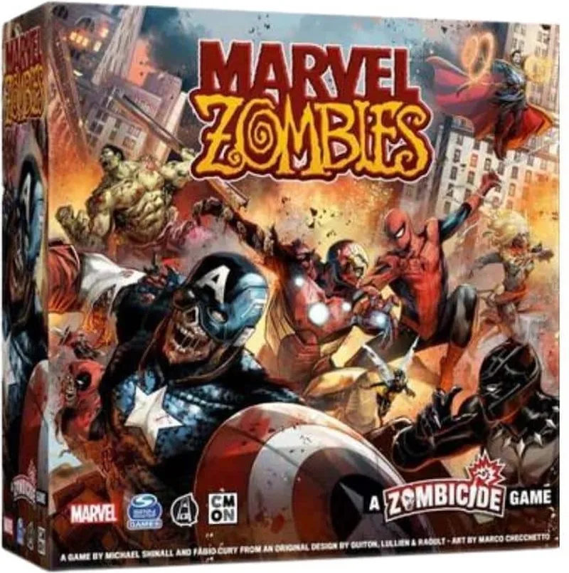 Marvel Zombies - Engelstalig Bordspel fra CMON – æske