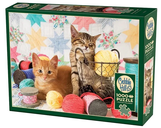 Balls of Fluff (1000) fra Cobble Hill – æske