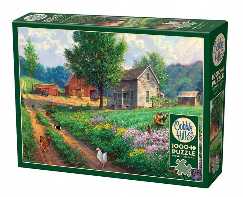 Boerderij Leven Puzzel 1000 Stukjes - Merkloos van Cobble Hill, editie Meerkleurig – doos