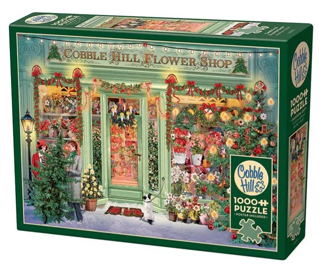 Christmas Flower Shop (1000) van Cobble Hill – doos