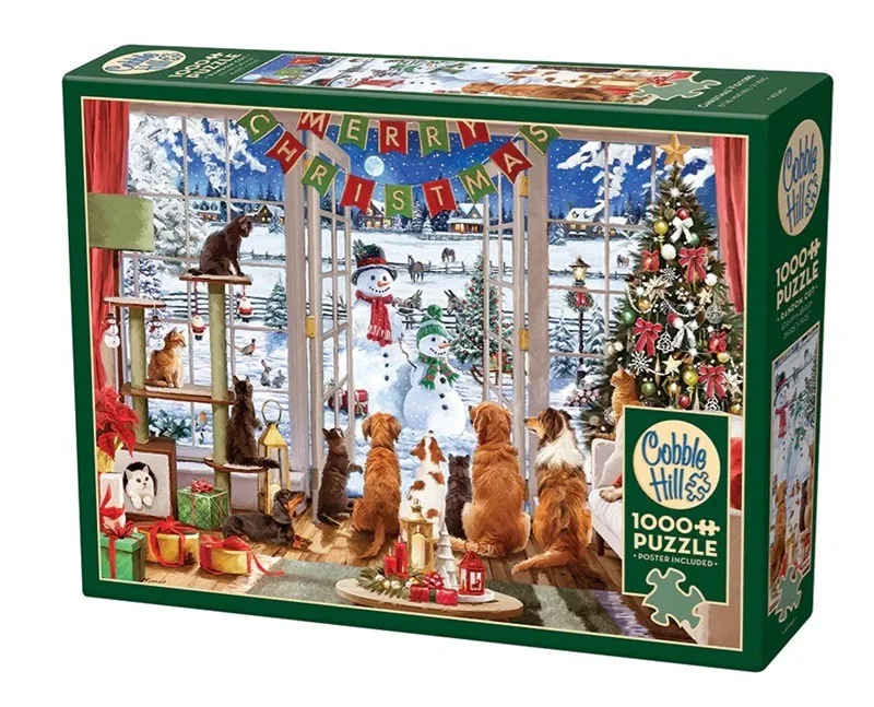 Christmas Visitors (1000) van Cobble Hill – doos