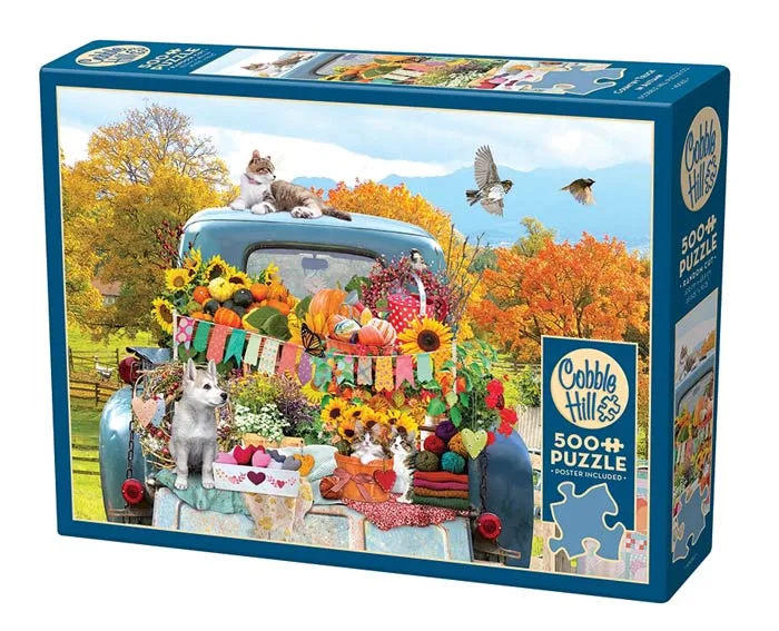 Country Truck in Autumn (500) from Cobble Hill – box