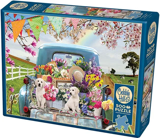 Country Truck in Spring (500) from Cobble Hill – box