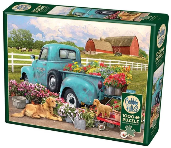 Flower Truck (1000) fra Cobble Hill – æske