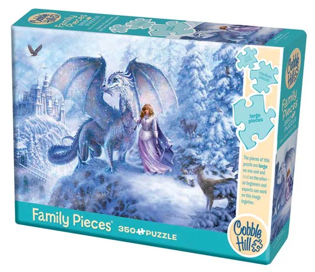 Ice Dragon (350) - familiepuzzel van Cobble Hill – doos