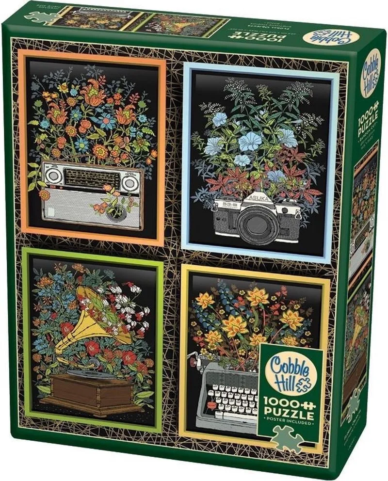 Legpuzzel Floral Objects 1000 Stukjes de Cobble Hill, édition Multicolore – boîte