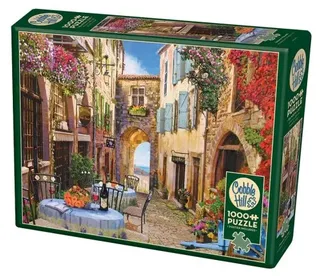 Merkloos Puzzel 1000 Stukjes: Charmant Frans Dorp de Cobble Hill, édition Multicolore – boîte 2 sur 2