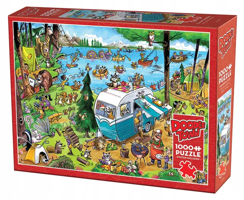 Merkloos Puzzel 1000 Stukjes - Natuur & Bos van Cobble Hill, editie Meerkleurig – doos