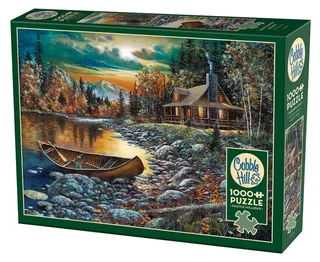 Merkloos Puzzel 1000 Stukjes: Ontspanning in de Bergen from Cobble Hill, Multicolour edition – box 2 of 2